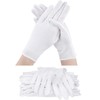 60 Pieces Cotton Glove Soft Stretchy Working Glove Reusable Large