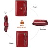 BVEOGMRO Small Wallet Women RFID Blocking Bifold Wallets Vegan Leather