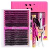WLFRHD Eyelash Extensions, 320 Pieces, Lash Extension Set, 40 +