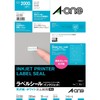 A-One 63200 Label Stickers, Inkjet Glossy Paper, 200 Labels, 10