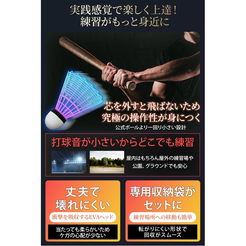 Meliore Baseball Batting Practice Shuttle (Recommended by Active Professionals) Baseball