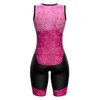 Sparx Women's Triathlon Suit One Piece Sleeveless Full Zipper Tri