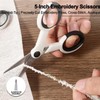 SCAIKTIG Premium Sewing Scissors Bundle, 8" Heavy Duty Fabric Scissors,