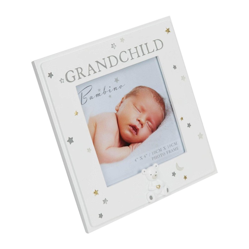 4" x 4" - Bambino Resin Grandchild Photo Frame