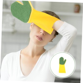 NOLITOY Reusable Cleaning Gloves Comfortable Household Dishwashing Gloves for Kitchen Use Durable Design for Cleaning for Dishes Pots and Pans Easy to Clean and Reusable