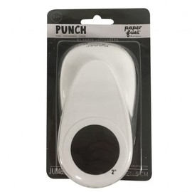 Paperfuel Jumbo Circle Punch, 5 cm-2 inches, Plastic/metal, White, Ø5cm