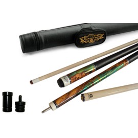 Champion Constellation Billiard Pool Cue Stick,56 inches, 57 inches, 60 inches, 11.75, 12.5mm, 12.75mm, or 13mm, White or Black Case (12.5mm tip Size, Black case, CN-4 Pool cue 56 inches Long 19oz)