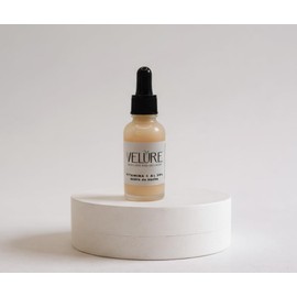Velure Suero de Vitamina C al 20%, Fórmula de Noche con Ácido Hialurónico, Glicerina, Vitamina E para Cuidado de la Piel, Luminosidad