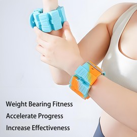Adjustable 500g Sports Weight Wristband for Exercise,Wrist & Ankle Weights Bracelet for Yoga,Fitness,Running