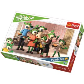 Puzzle 60 Rodzina Treflików Rodzinne sniadanie