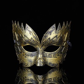 WINOMO Party Mask Vintage Antique Masks Masquerade Carnival Mask for Carnival Performance Costume Party