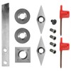 AT-05 Carbide Turning Tipped Inserts 6pcs Cutters Set for Indexable
