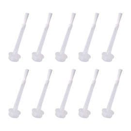 FOMIYES 2 Sets 100 Pcs Nail Light Brush Replacement Dip Powder Liquid Brush Nail Art Tool Easy to Use Safe Material