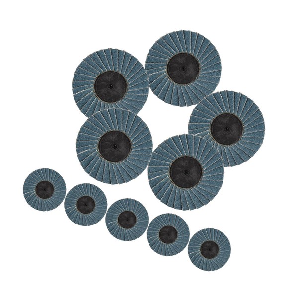 INFINAUTO 10pcs 2 Inch High Density Flap Disc Sanding Grinding