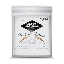 Black Diamond Strings® N600NV Nickel-Infused Nashville Bronze Medium Tension