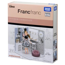 Takara Tomy Licca Interior Decoration Dining Room Set, Collaboration With Francfranc, Dress Up, Playing House, Toy, For Ages 3 and Up