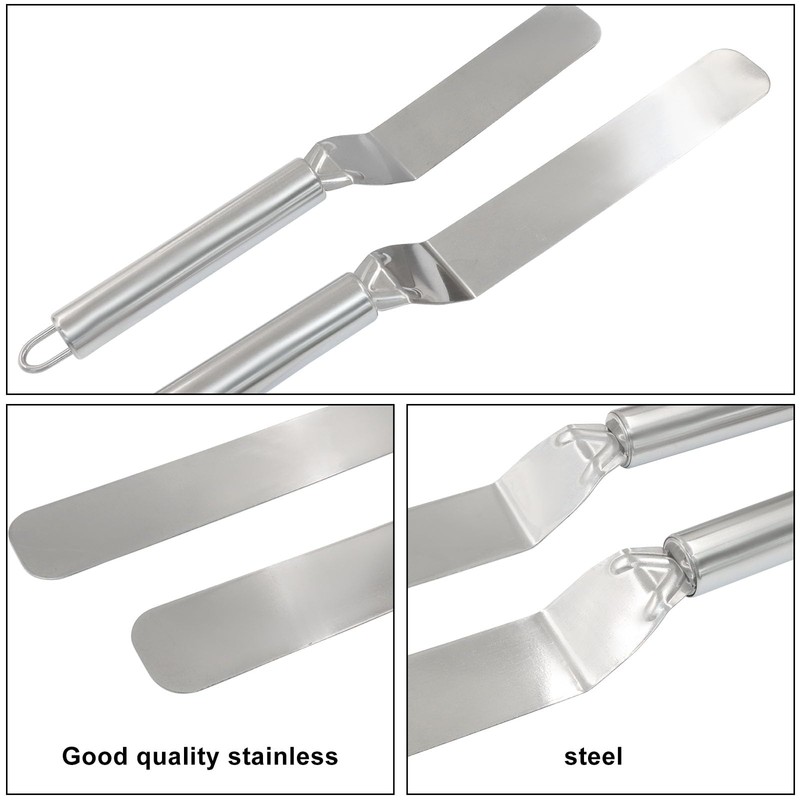 Waziaqoc 2PCS Offset Spatula