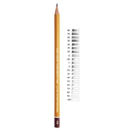 Koh-I-Noor H1500 B Graphite Pencils (Pack of 12)