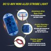 Sidaqi 6LED Emergency Flashing Strobe Lights for Truck Car Vehicle