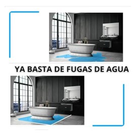 2 metros Tira De Silicona Para Retención De Agua Autoadhesiva Barrera tira de sellado inferior de la puerta para fregadero de cocina tina Autoadhesivo (Blanco)