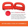 Set of 2 Hand Shaped Neoprene Exercise Workout Jogging Walking