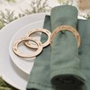 Ginger Ray Merry Christmas Wooden Eco Napkin Serviette Rings Pack