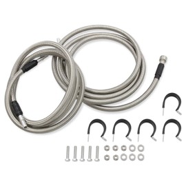 Gxencks Stainless Steel Braided Fuel Lines Kit for 04-08 Chevy Silverado/GMC 1500/2500/3500 Replace 819-816