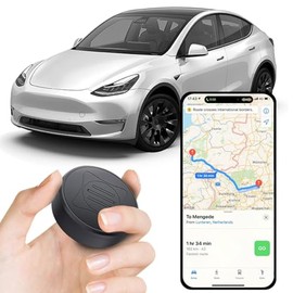 World’s Smallest GPS Tracker – Real-Time Location History, Geo-Fence Alerts, Waterproof IP67 for Dogs, Cars & Backpacks