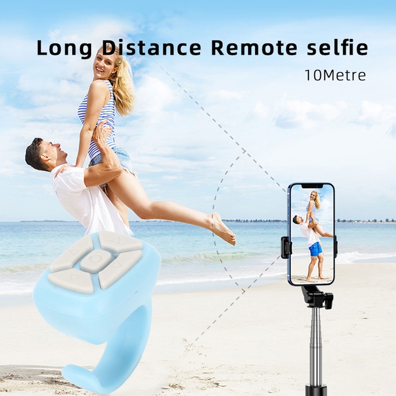 Phone Remote Shutter Multifunctional Remote Control for Smartphone Tablet Turning