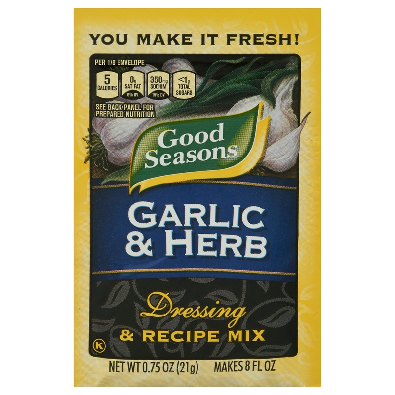 Good Seasons Salad Dressing & Recipe Mix, Garlic & Herb,