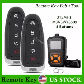 Unbranded 2 For 2011 2012 2013 2014 2015 Ford Explorer Smart Prox Remote Key Fob +Tool Kit