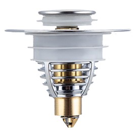 Eruceky Sink Plug, Pop Up Drain Plug, Universal Drain Plug for Bathtubs, Kitchens, Sinks (Suitable for Drain Holes from 33.6-40mm)