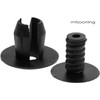 Mtsooning 50 pcs für T4 Transporter Eurovan Schwarz Verkleidung Clips