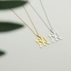 Asqunpin NY Necklace I Love New York Pendant Stainless Steel