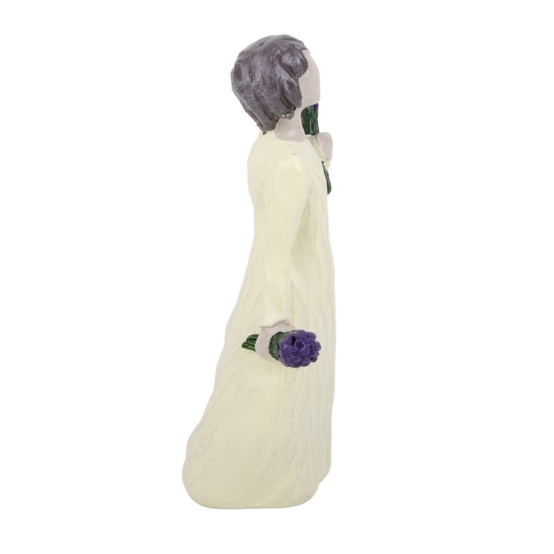 Willow Tree Girl Statue Hand Painted Resin Figures Flower Girl