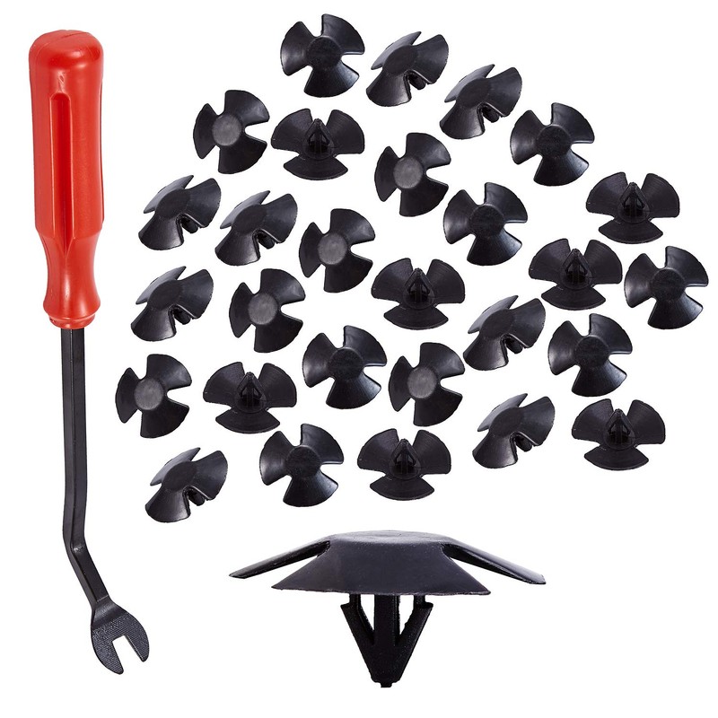 FEBRYTOLD Hood Insulation Retainer Clips - 40 Pcs Hood Insulation