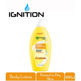 Garnier Bright Complete Extra Brightening Repairing Serum Milk UV Body Lotion 400ml