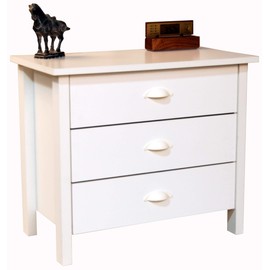 Venture Horizon 3 Drawer Nouvelle Chest White