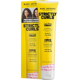 Marc Anthony Strictly Curls Curl Envy Perfect Curl Cream, 6 Ounce Tube Curl Styling Cream Fights Frizz and Humidity