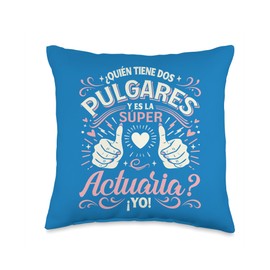 Súper Actuaria Regalo Actuarial Mathematics Mujer Throw Pillow