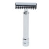 Double Edge Safety Trimmer Washable Zinc Alloy Manual Clipper Handle