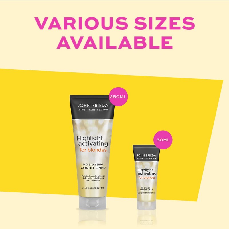 John Frieda Sheer Blonde Highlight Activating Moisturising Conditioner for Lightened