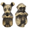12Pcs Incense Holder Retro Zodiac Household Alloy Home Decoration for