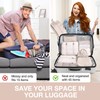 8 Set Packing Cubes for Suitcases,Packing Cubes with Shoe Bag,