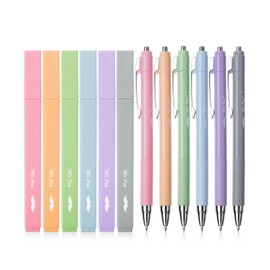 Mr. Pen- Aesthetic Highlighters and Pens No Bleed, 12 Pack, Assorted Colors Bible Highlighters No Bleed, Colorful Ink Bible Pens, No Bleed Highlighters for Bibles, Bible Pens No Bleed Through