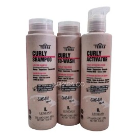 Curly Lendan Shampoo  Acondicionador Co-wash  Activador                                                                                               