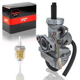 1PZ P02-Z01 PZ20 Carburetor with Fuel Filter Replacement for Honda CRF50F CRF80F XR50R XR80R XL75 Kazuma Baja 50cc 70cc 90cc 110cc 125cc TaoTao ATV Go kart Dirt Bike