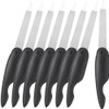 minkissy Elegant Mini Bird Nail File 8pcs Metal Folding Files