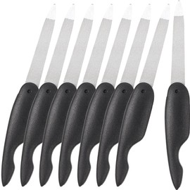 minkissy Elegant Mini Bird Nail File 8pcs Metal Folding Files for High-end Manicure