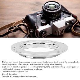 Lens Bayonet Mounting Ring Rustproof Wear 12-60mm Lens Bayonet Ring for Camera